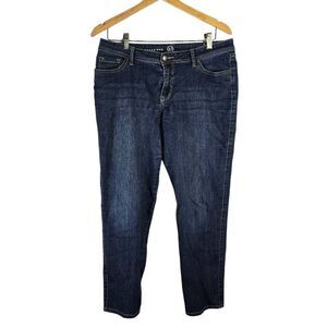 Chico's Dark Blue Ankle Jeans